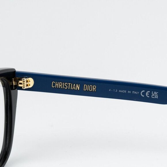 NEW Dior LAPARISIENNEDIORO S4F 1000  Black Blue Women Eyeglasses - Picture 8 of 11